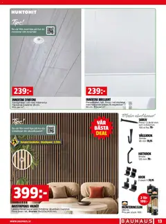 Bauhaus erbjudanden - Förhandsvisning av reklamblad från butik Bauhaus aktuell från 01.03.2026 | Sida: 13 | Produkter: Väggkrok