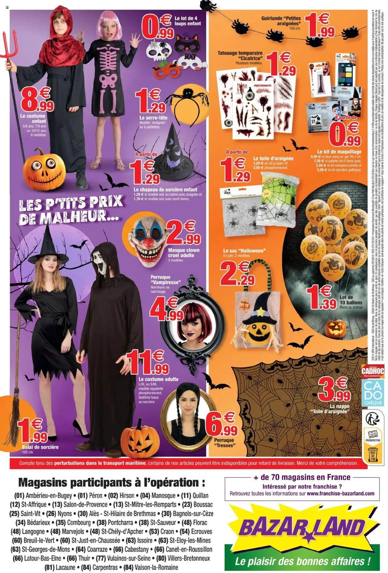  | Page: 12 | Produits: Maquillage, Balai, Costume, Chapeau