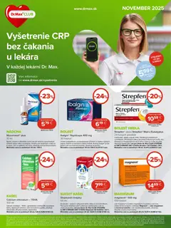 Dr. Max leták platný od 01.11.2025