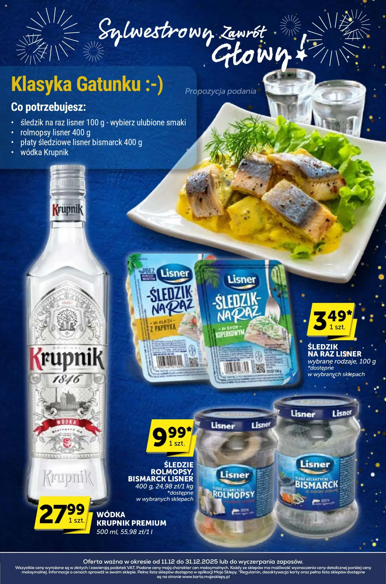 Groszek Gazetka - Sylwestrowy Zawrót Głowy od 11.12.2025 | Strona: 20 | Produkty: Papryka, Wódka