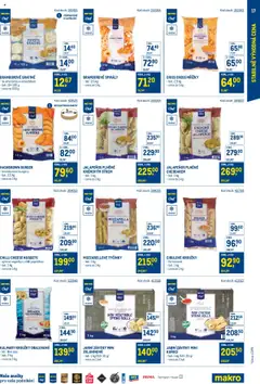 Makro leták - Stabilně výhodná cena – gastronomie od 30.07.2025 | Strana: 17 | Produkty: Burger, Nugetky, Tyčinky, Mozzarella