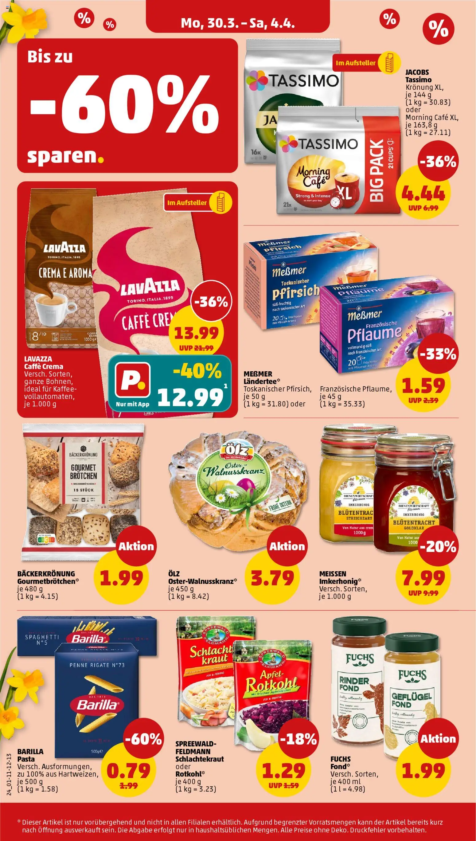 Penny Prospekt 	 – gültig ab 30.03.2026 | Seite: 26 | Produkte: Messmer, Äpfel, Kraut, Pasta