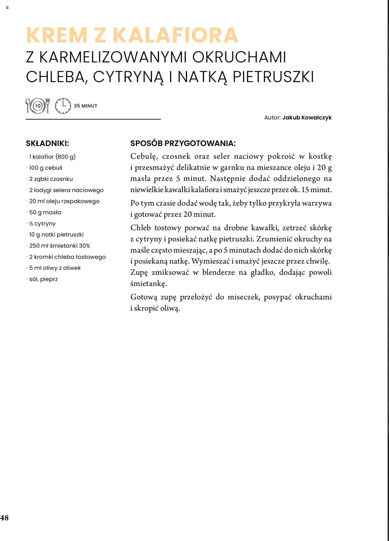 Makro Gazetka - Kulinarna podróż po Polsce od 01.01.2025 | Strona: 45 | Produkty: Czosnek, Kalafior, Chleb tostowy, Seler naciowy
