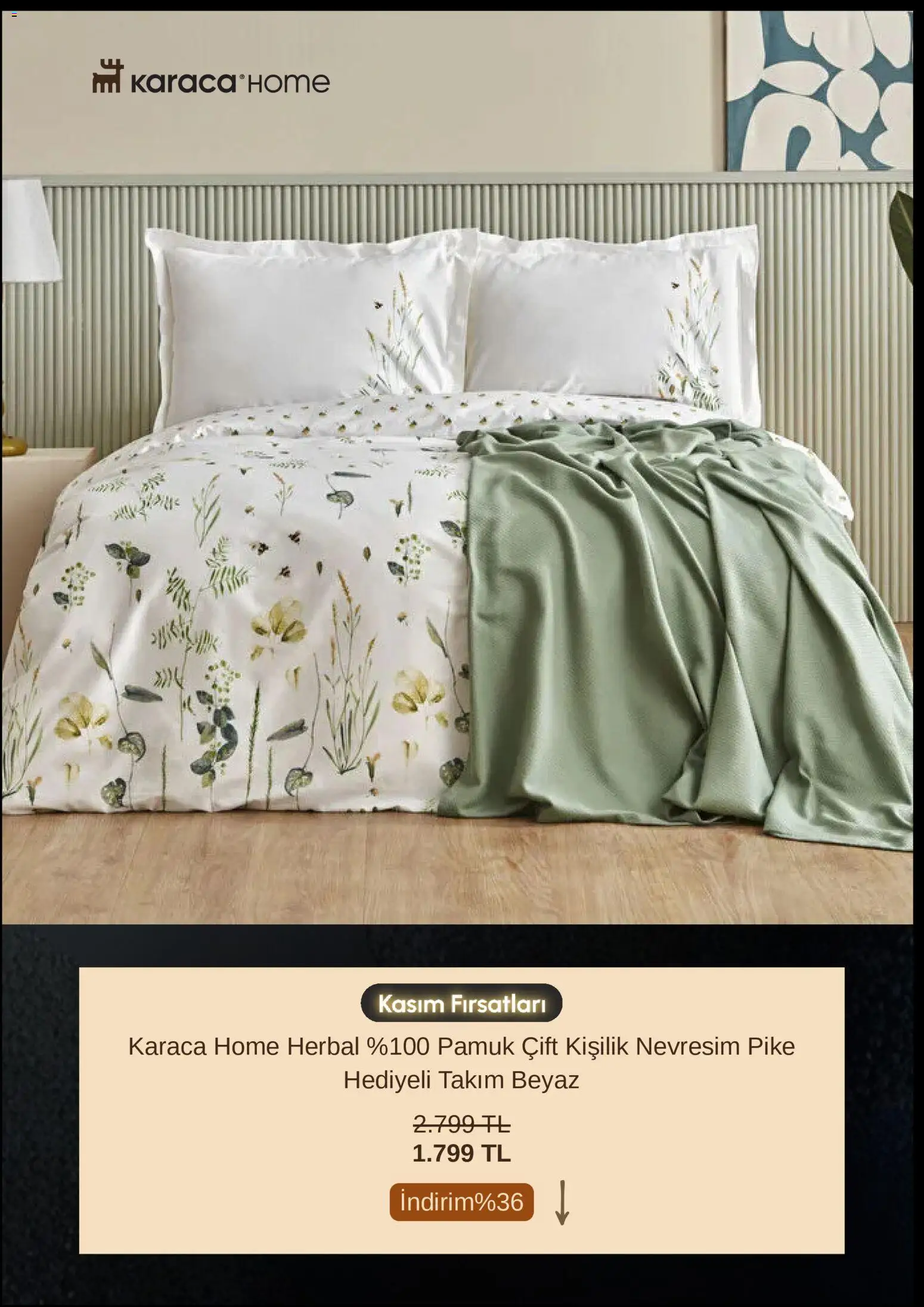 Karaca Home Black Friday - 05.11.2025 tarihinden itibaren geçerlidir | Sayfa: 9 | Ürünler: Nevresim, Pike