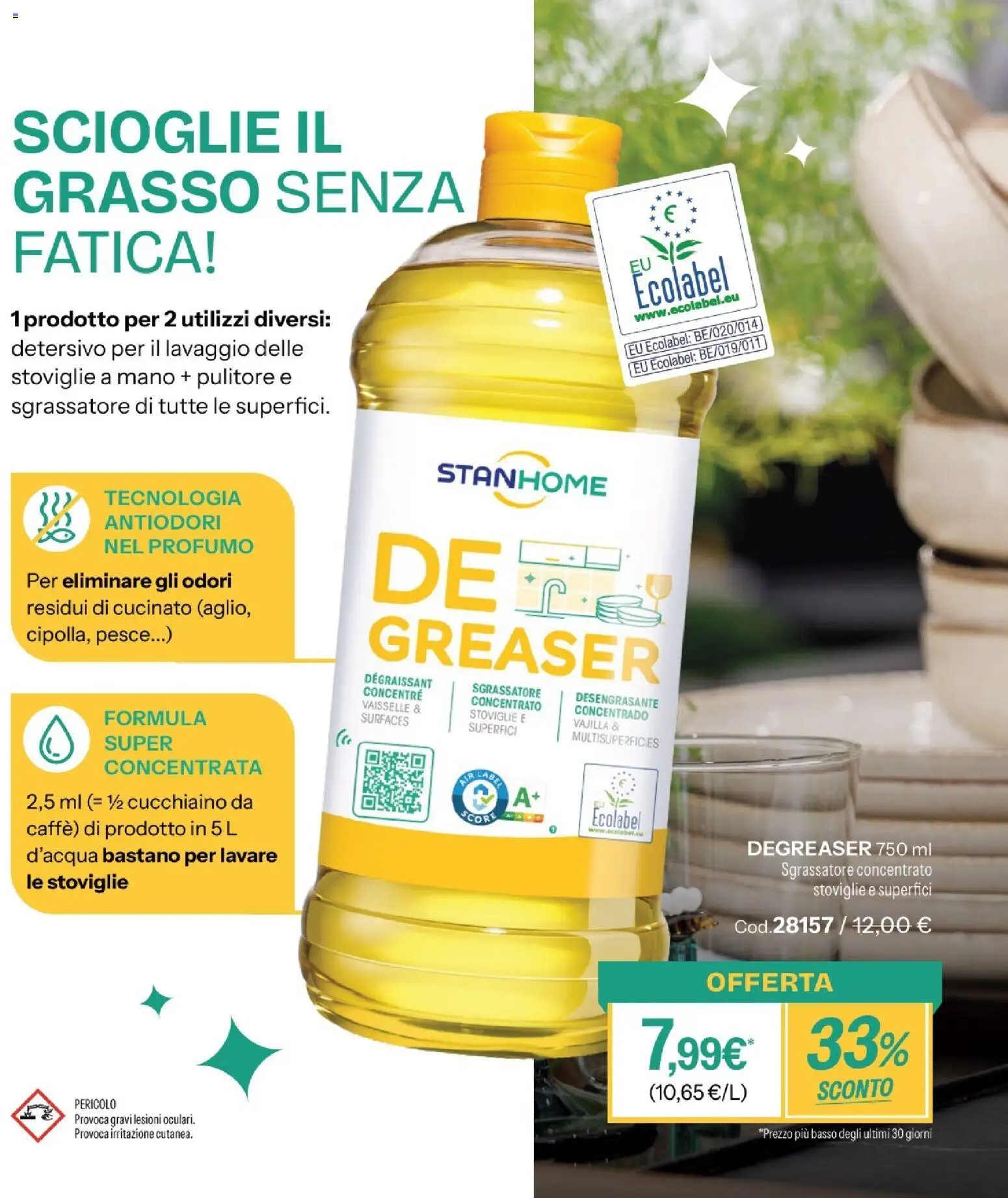 Volantino Stanhome del 21.04.2026 | Pagina: 15 | Prodotti: Caffè, Pesce, Sgrassatore, Profumo