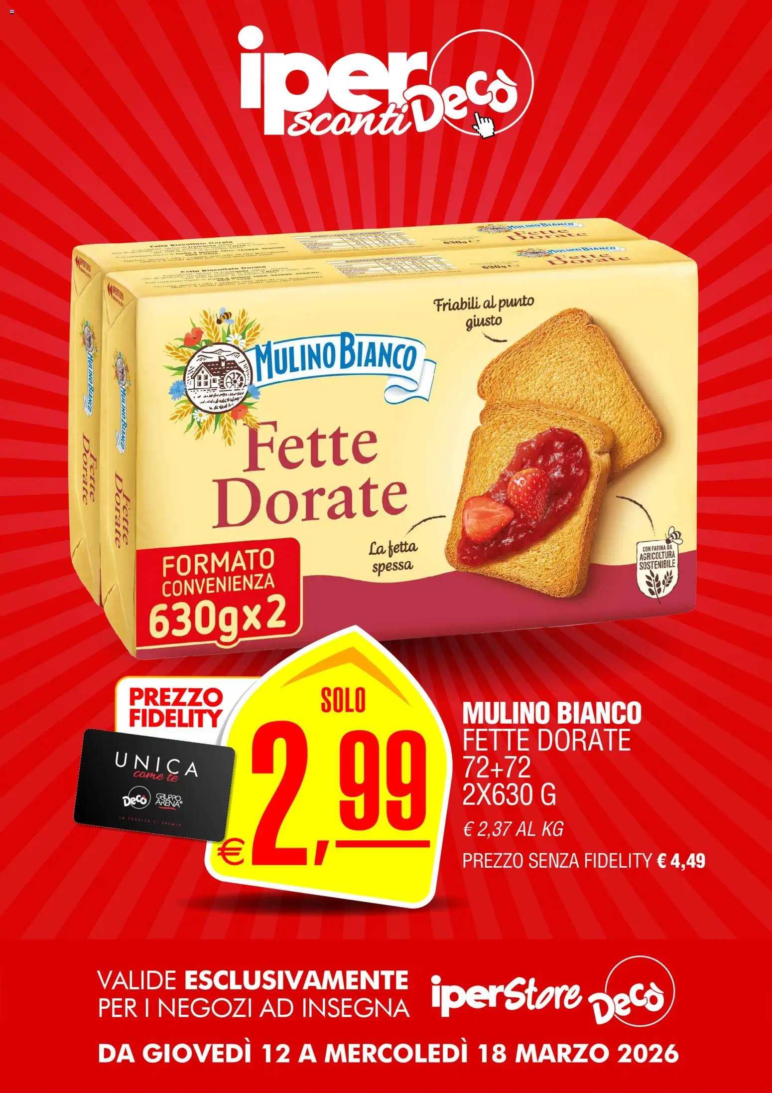Volantino Decò del 12.03.2026 | Pagina: 2 | Prodotti: Farina