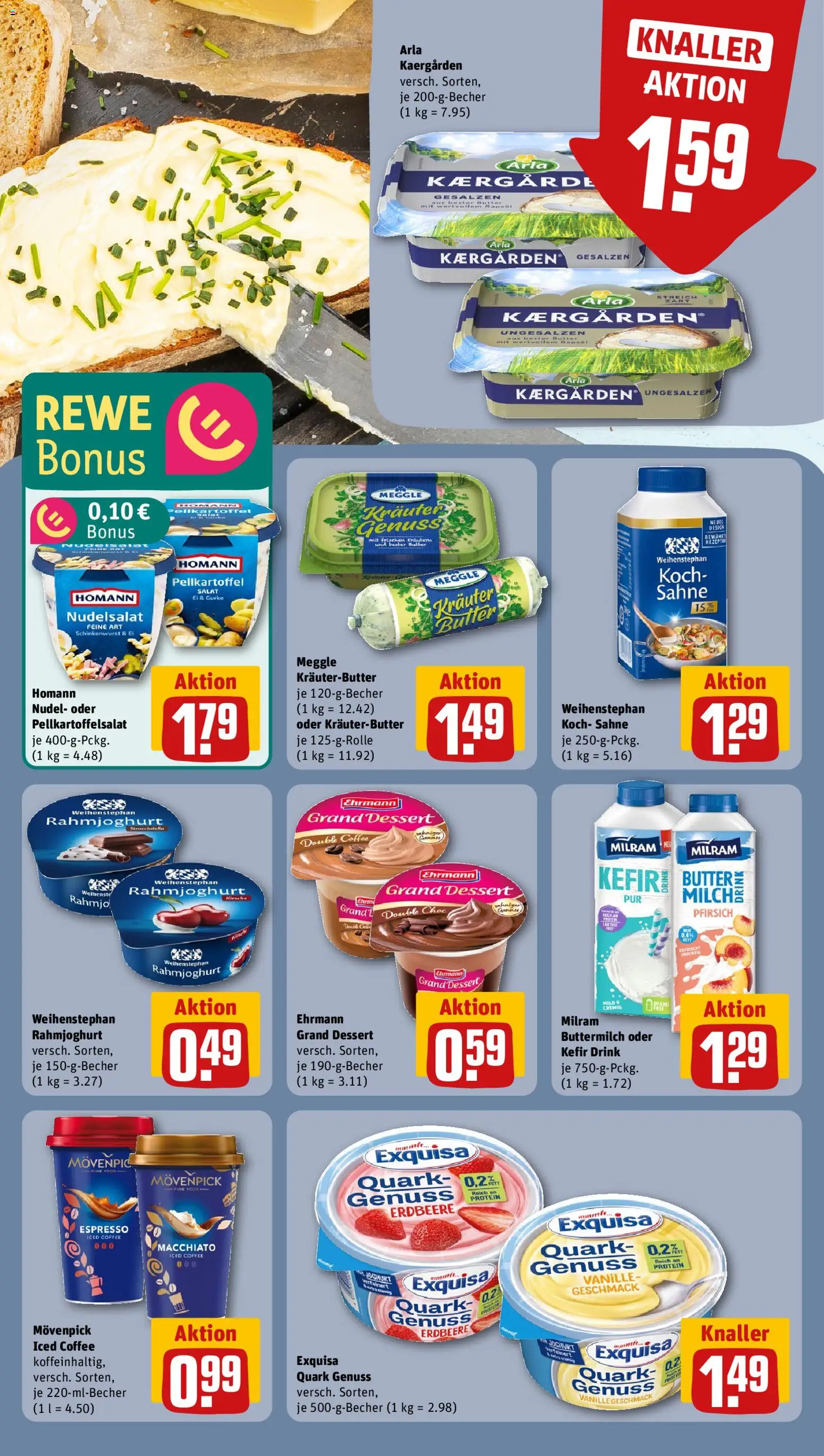 Rewe ihr Kaufpark Prospekt 	 – gültig ab 13.04.2026 | Seite: 11 | Produkte: Quark, Butter, Exquisa, Pfirsich