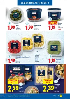 Lidl leták platný od 19.01.2026 | Strana: 25 | Produkty: Cestoviny, Lasagne