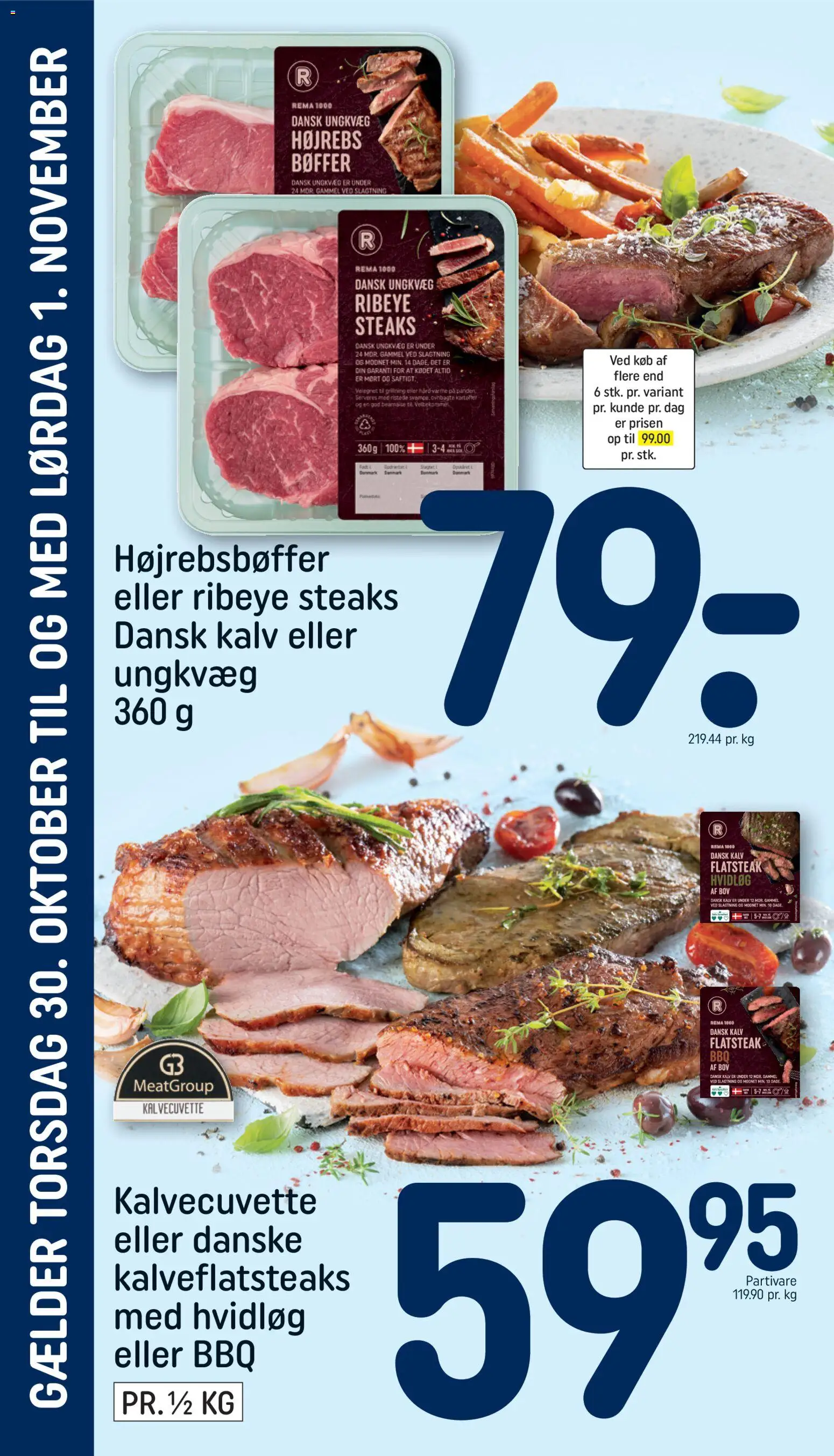 Rema 1000 tilbudsavis – gyldig fra 26.10.2025 | Side: 27 | Produkter: Bøffer, Hvidløg