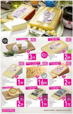 Sutterlüty Flugblatt ab 22.01.2026 gültig | Seite: 8 | Produkte: Erdbeeren, Käse
