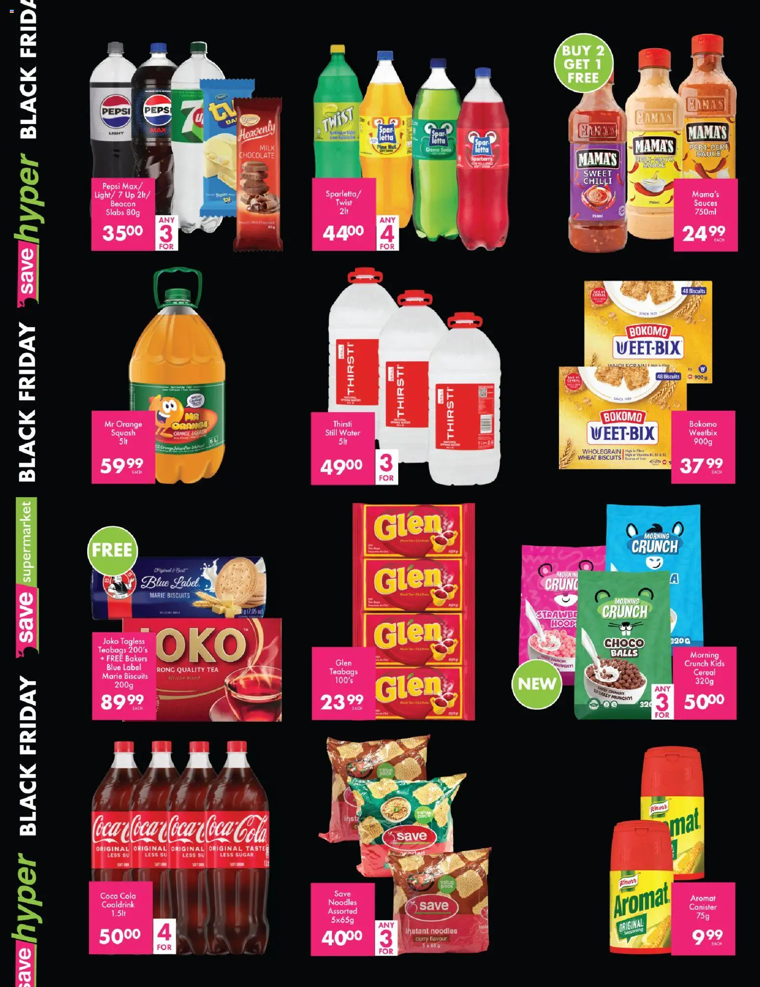 New Save catalogue – valid from 28.11.2025 | Page: 5 | Products: Milk, Biscuits, Chocolate, Sauce