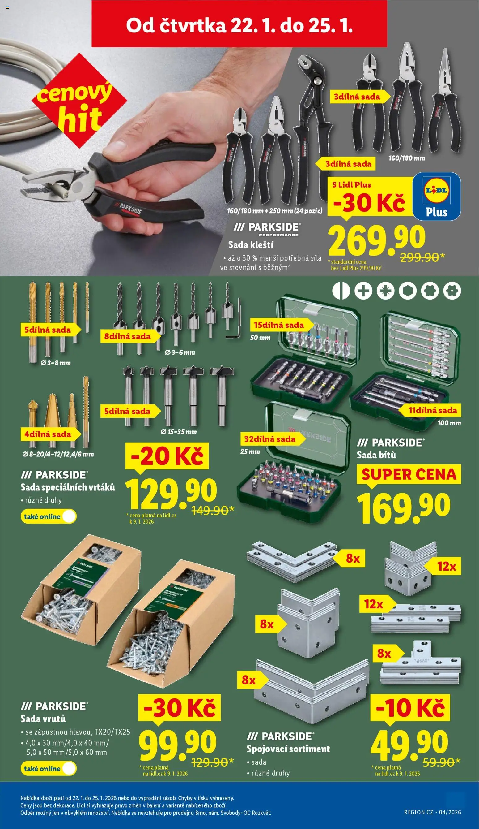 Lidl leták od 22.01.2026 | Strana: 29 | Produkty: Parkside, Sada bitů