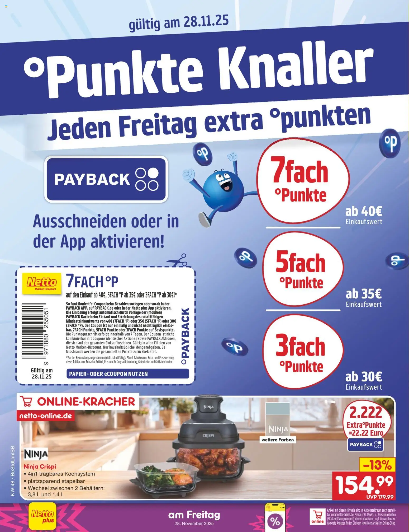 Netto Marken-Discount - Black Friday – gültig ab 24.11.2025 | Seite: 48
