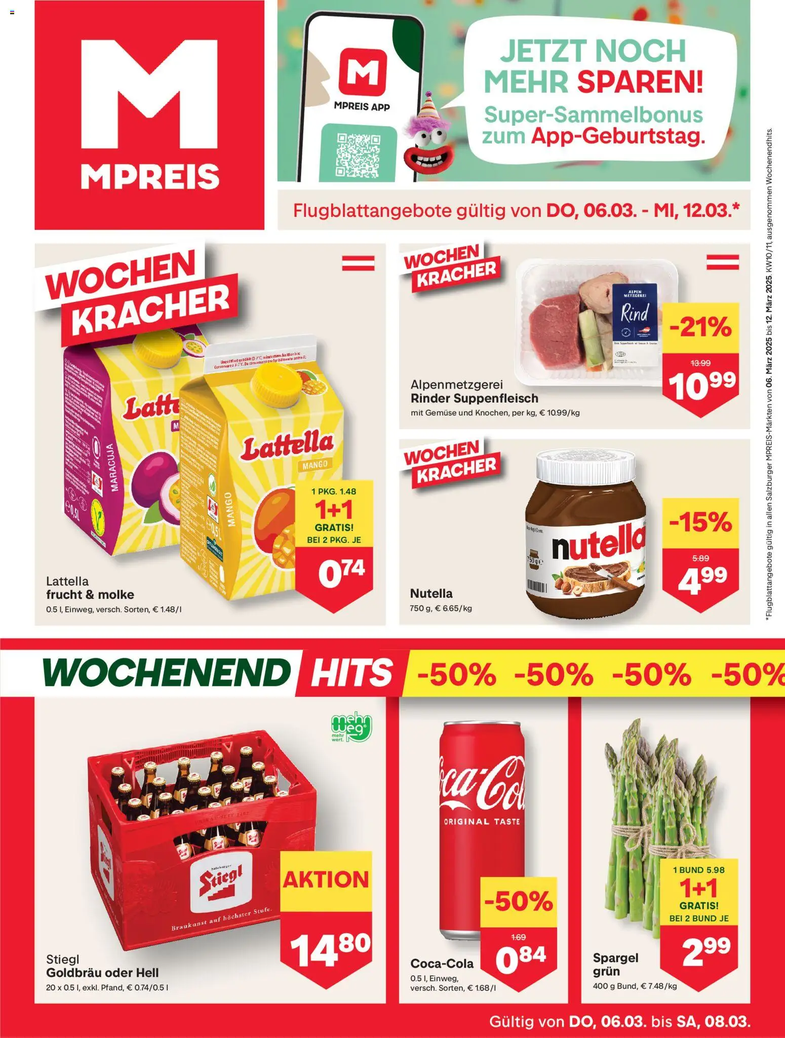 MPREIS Altenmarkt im Pongau gültig ab 06.03.2026 | Seite: 1 | Produkte: Gemüse, Mango