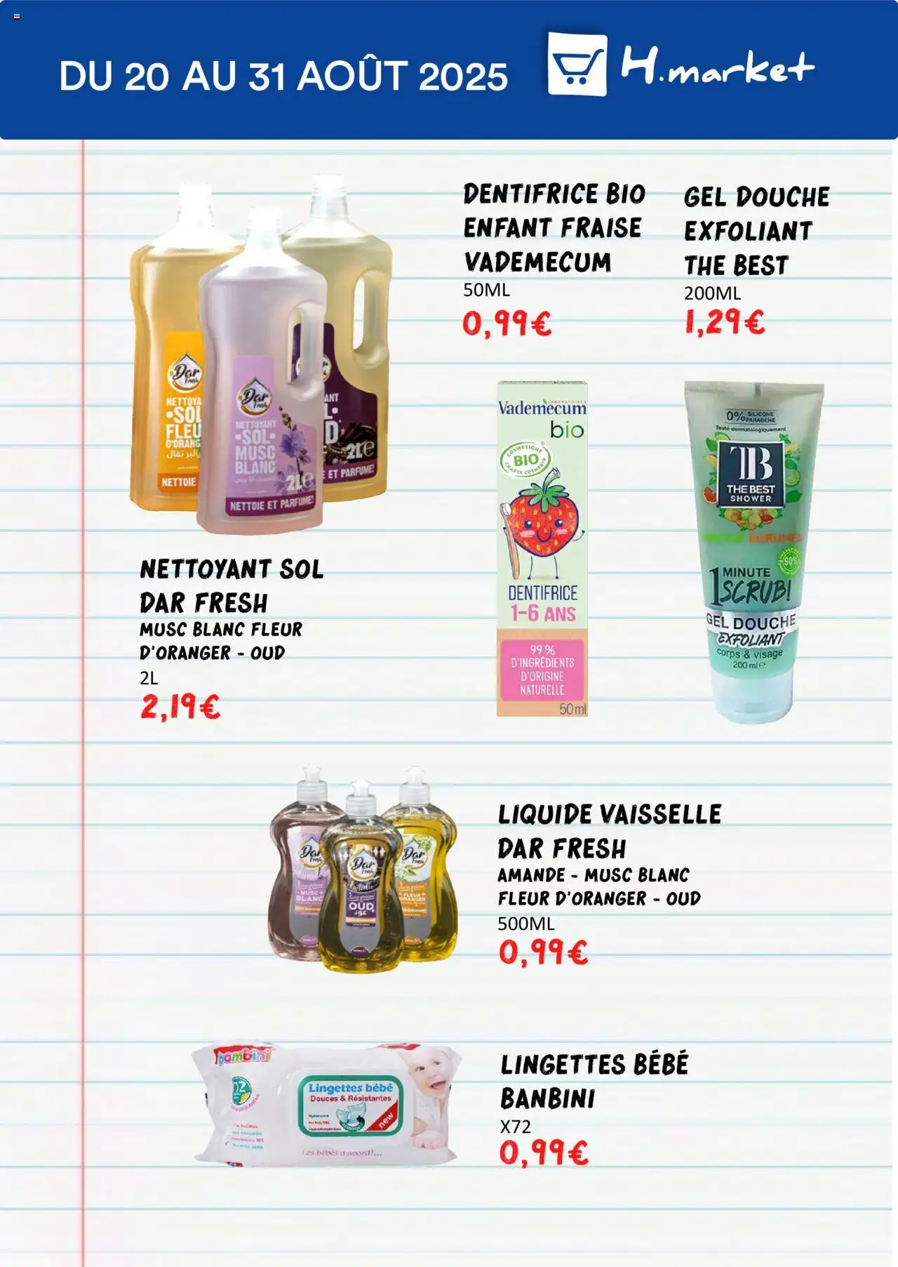  | Page: 15 | Produits: Amande, Fraise, Dentifrice, Thé