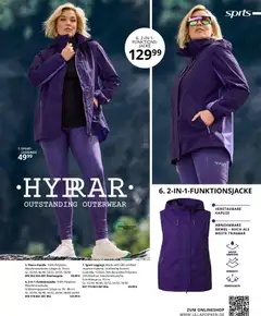 Ulla Popken Prospekt 	 ab 01.01.2026 gültig | Seite: 71 | Produkte: Wasser, Weste, Jacke, Leggings