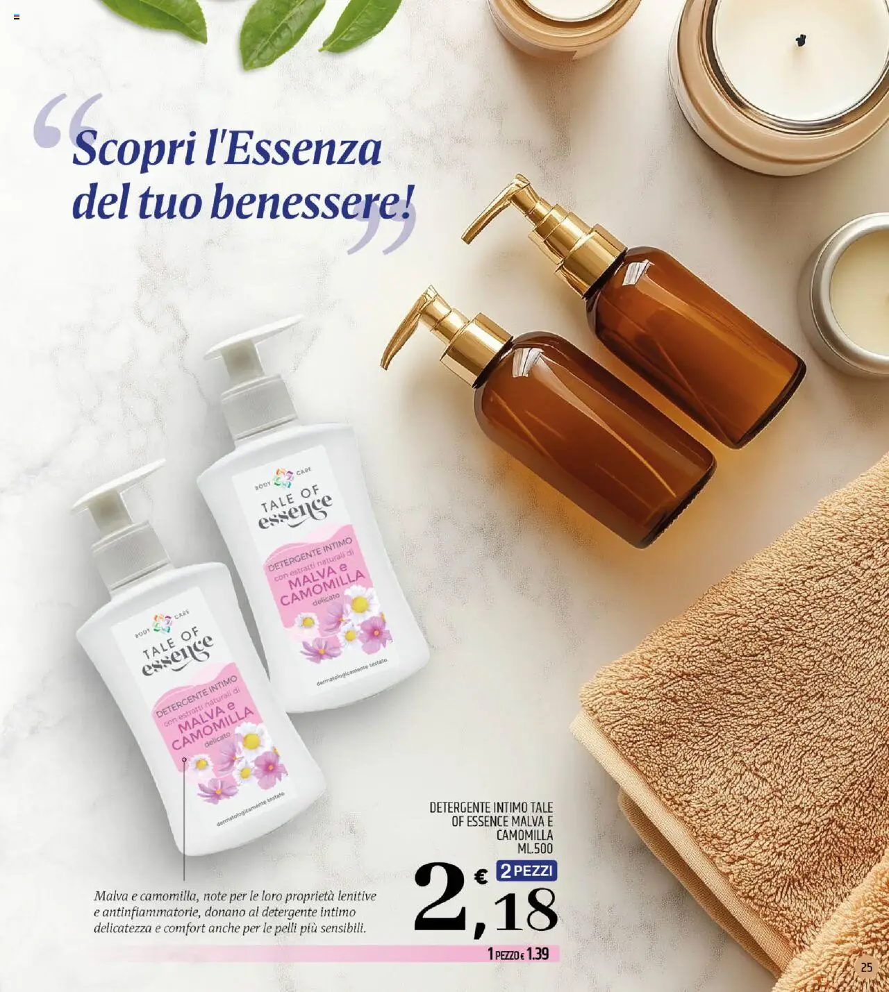 Volantino ARD Discount del 07.08.2025 | Pagina: 25 | Prodotti: Detergente intimo, Detergente, Intimo, Body