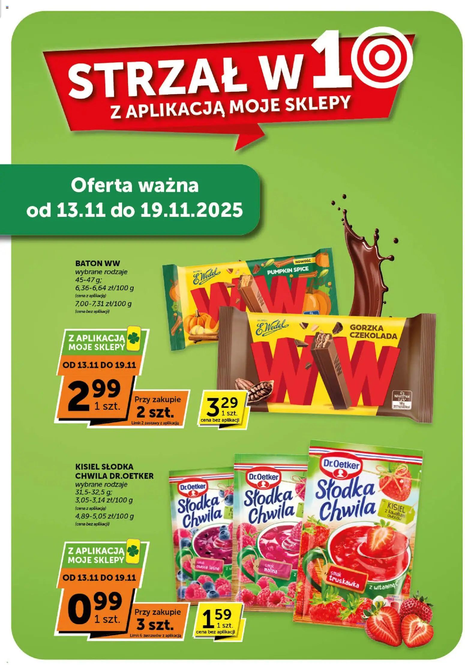 Euro Sklep Gazetka - Market od 13.11.2025 | Strona: 7 | Produkty: Malina, Baton, Czekolada