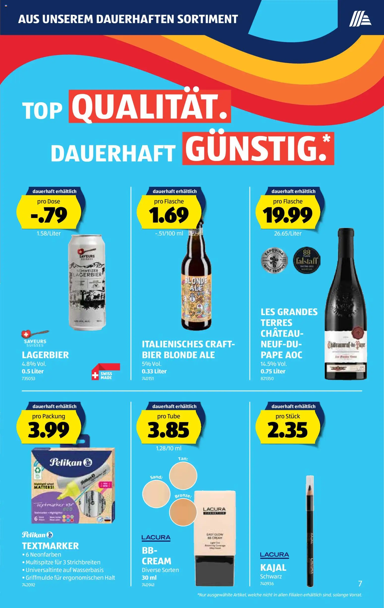 Aldi Aktionen – gültig ab 29.01.2026 | Seite: 8 | Produkte: Bier, Kajal