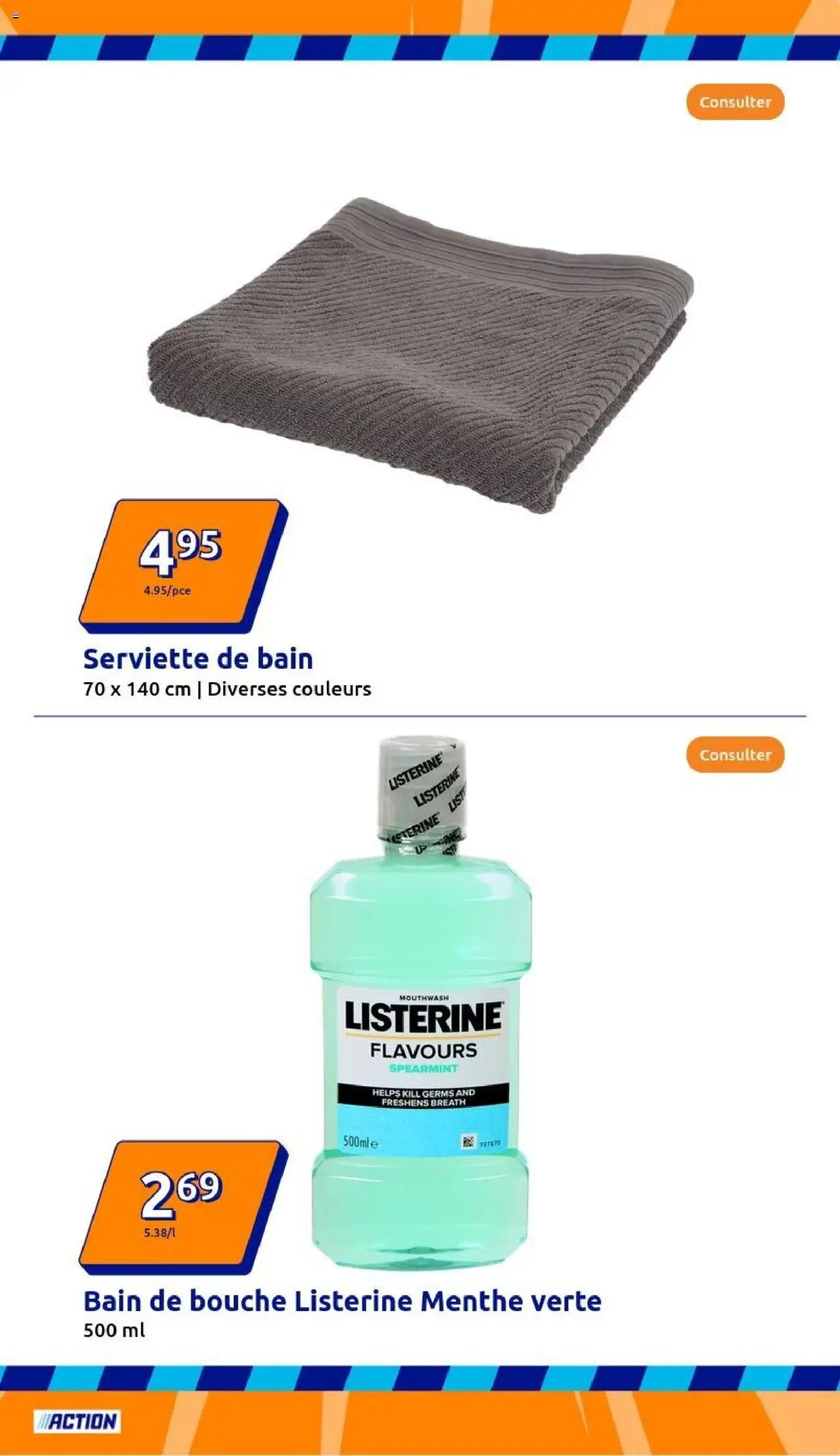  | Page: 33 | Produits: Menthe, Bain de bouche, Serviette de bain
