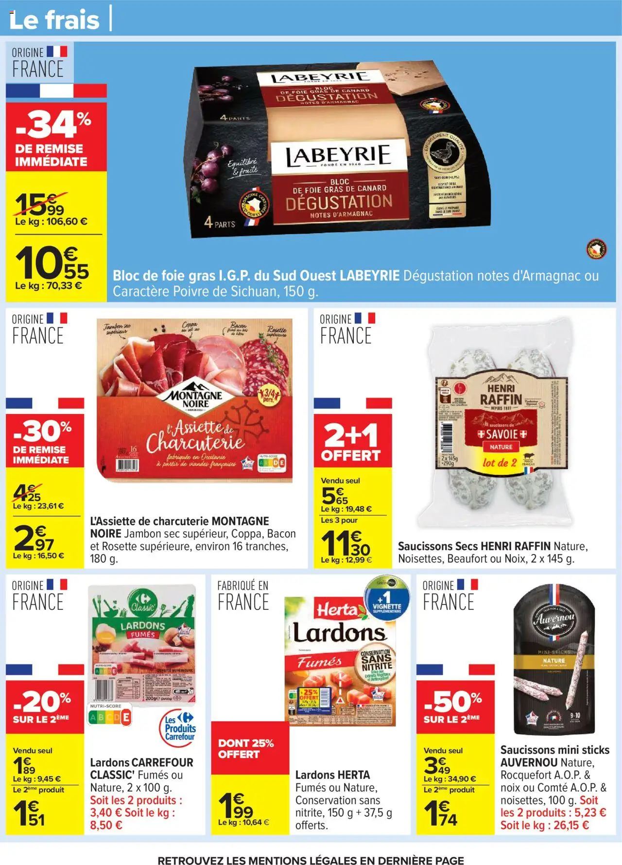 {H1} | Page: 31 | Produits: Beaufort, Lardons, Poivre, Noix