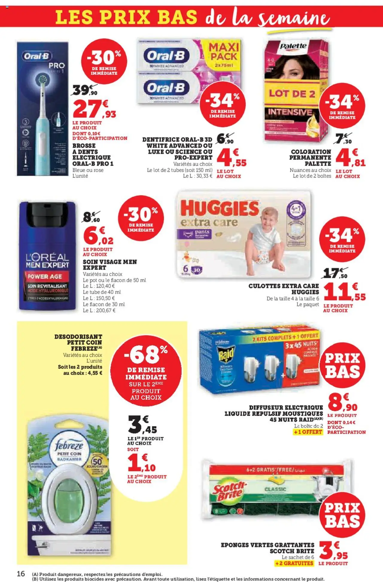  | Page: 16 | Produits: Coloration, Brosse à dents électrique, Diffuseur, Dentifrice
