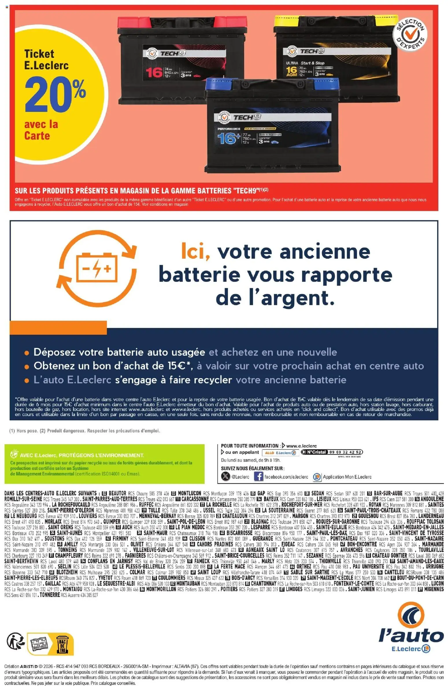 {H1} | Page: 8 | Produits: Batterie