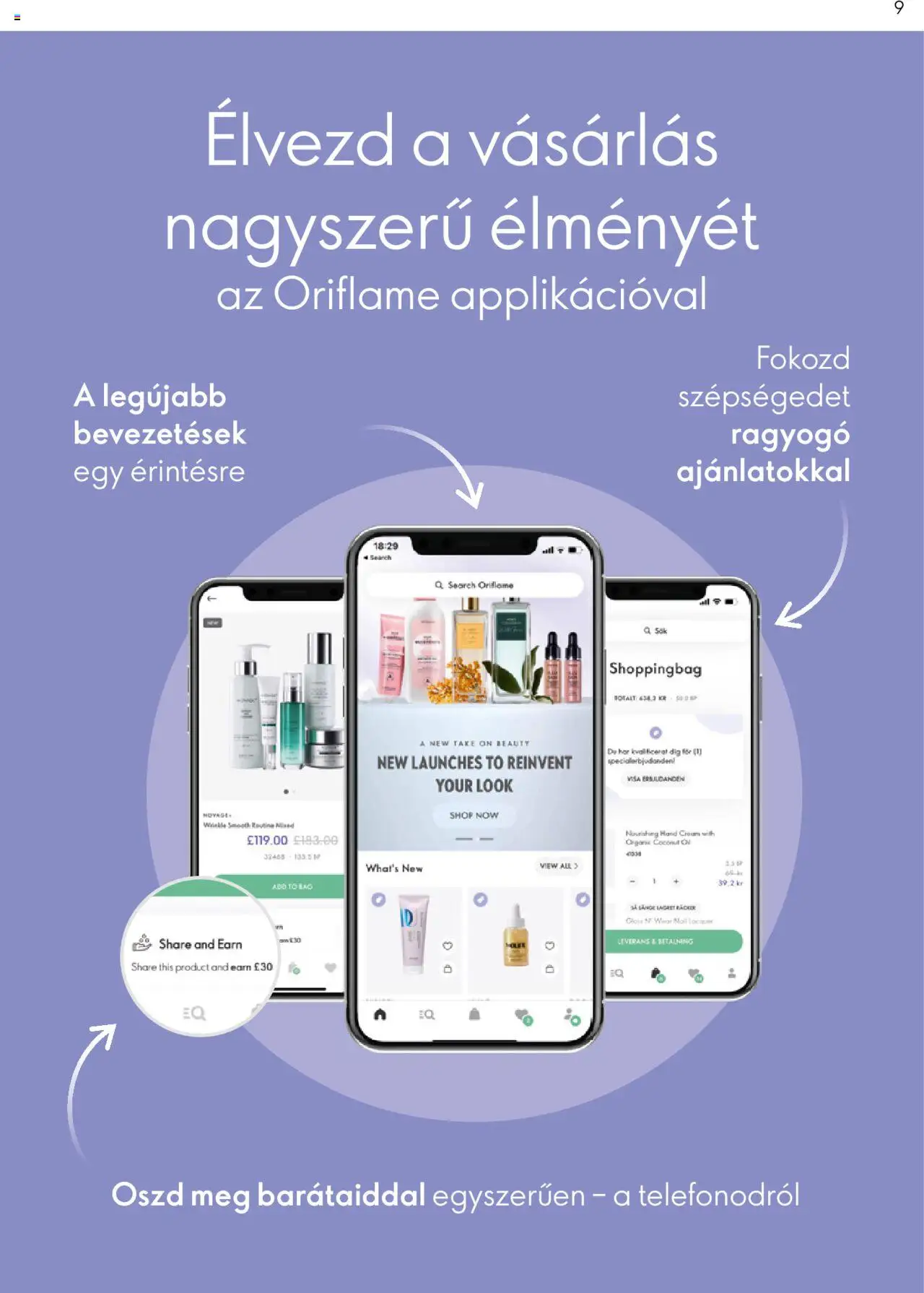 Oriflame akciós ujság - amely érvényes a következő dátumtól: 28.04.2024 | Oldal: 9