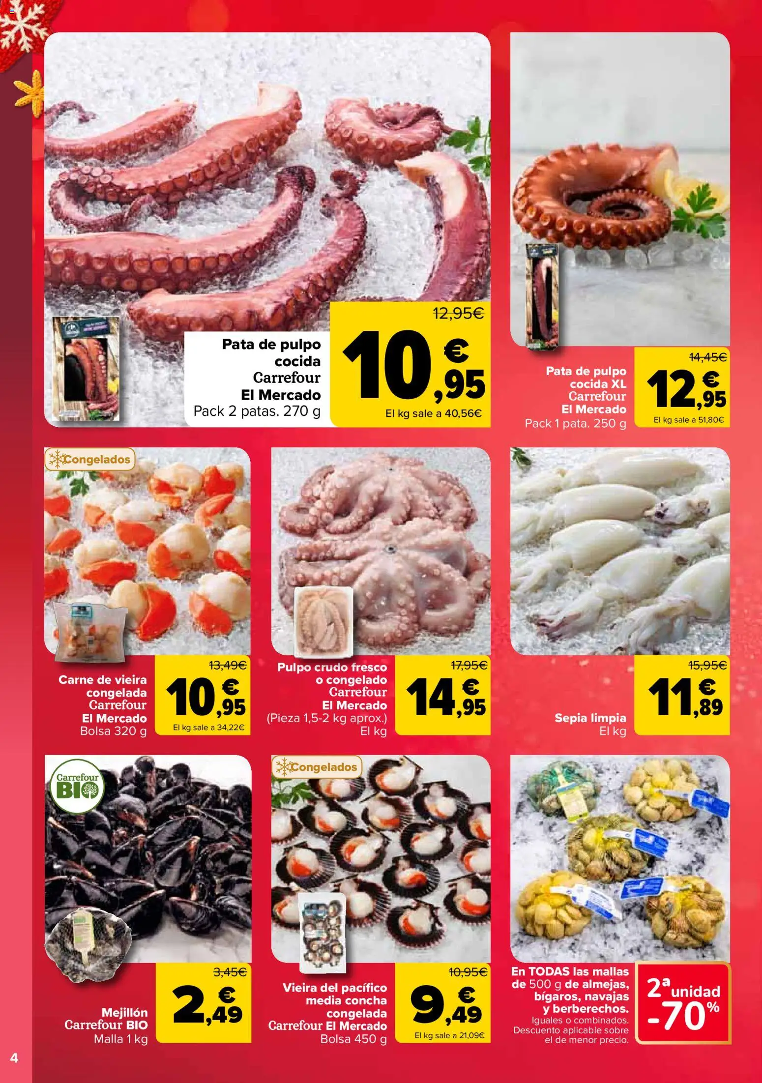 Carrefour folleto │ válido desde el 12.12.2025 | Página: 4 | Productos: Bolsa