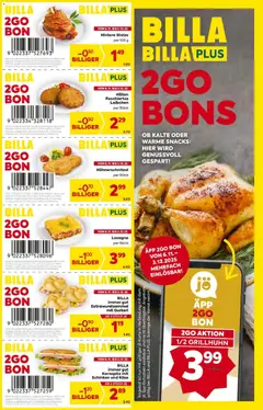 Billa 2Go Bons ab 06.11.2025 gültig