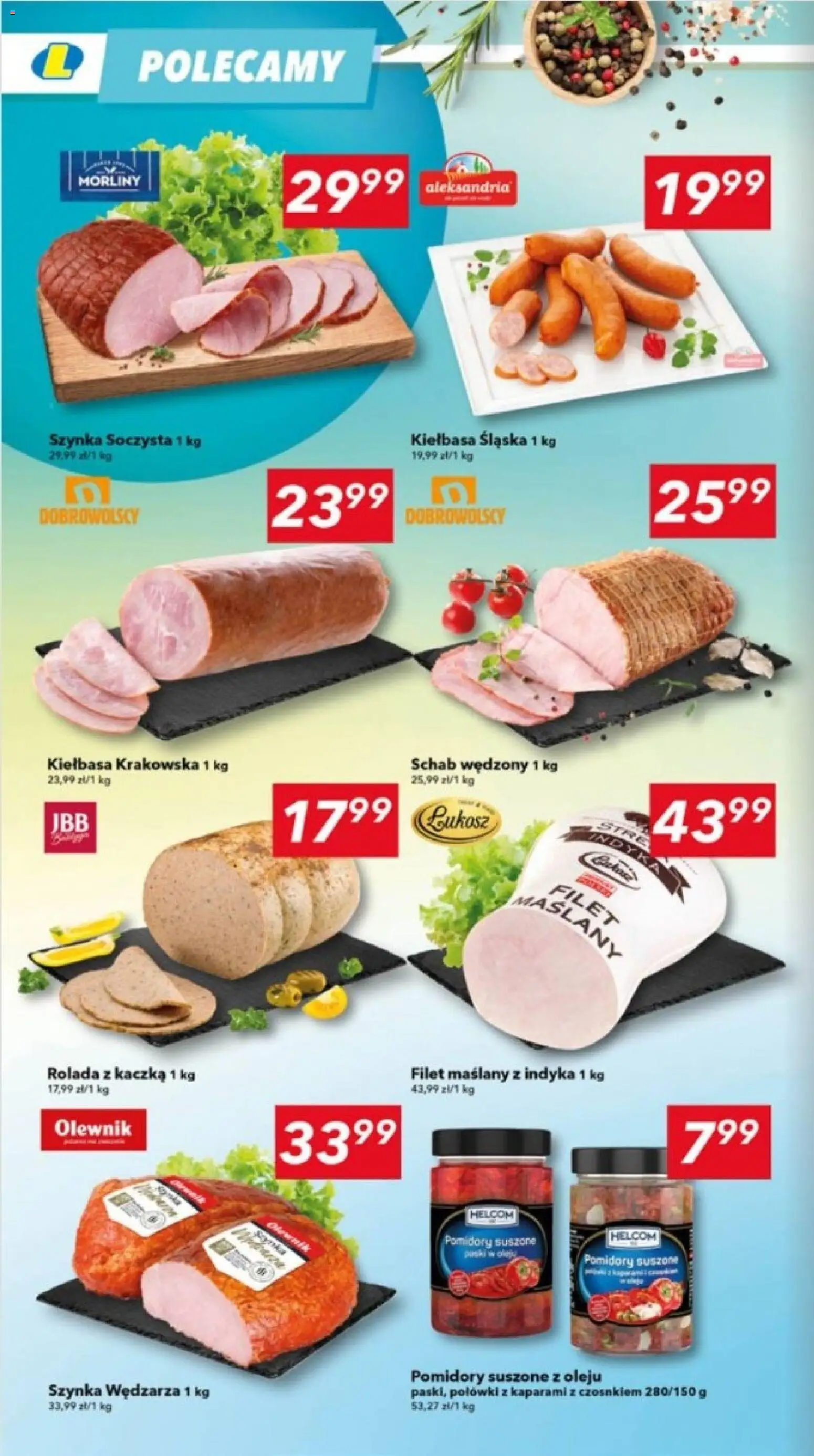 Lewiatan gazetka - Lublin od 13.11.2025 | Strona: 2 | Produkty: Kiełbasa, Schab, Rolada, Szynka