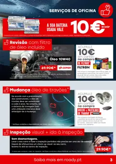 Pré-visualização Roady - folheto válido de 04.12.2025 | Página: 3 | Produtos: Bateria, Óleo