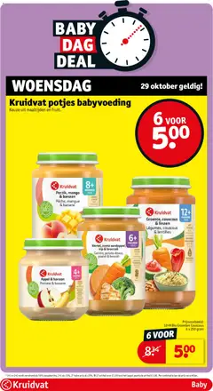 Perzik, mango & banaan, Perzik, mango & banaan babyvoeding - Voorbeeld van een folder van Kruidvat, geldig van 28.10.2025 | Pagina: 37