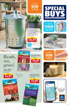 Preview of Aldi - Weekly offers UK Specialbuys valid from 19.02.2026 | Page: 19 | Products: Chicken, Pants, Cake, Vanilla