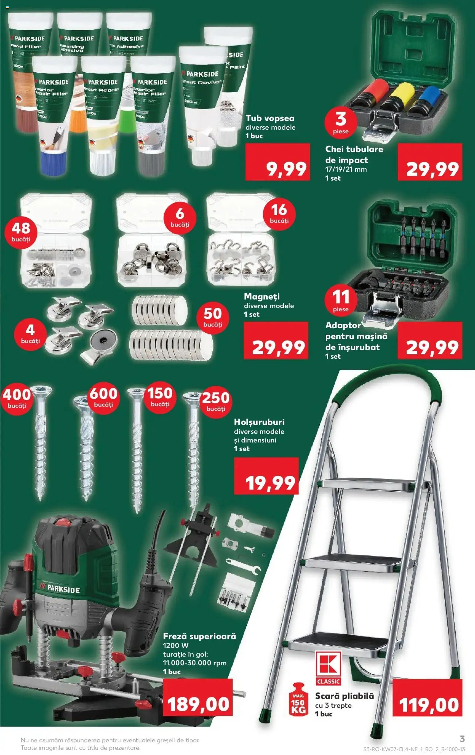 Noul catalog Kaufland – valabil de la 11.02.2026 | Pagină: 3 | Produse: Router, Adaptor, Vopsea, Peluş Köpek Yatağı