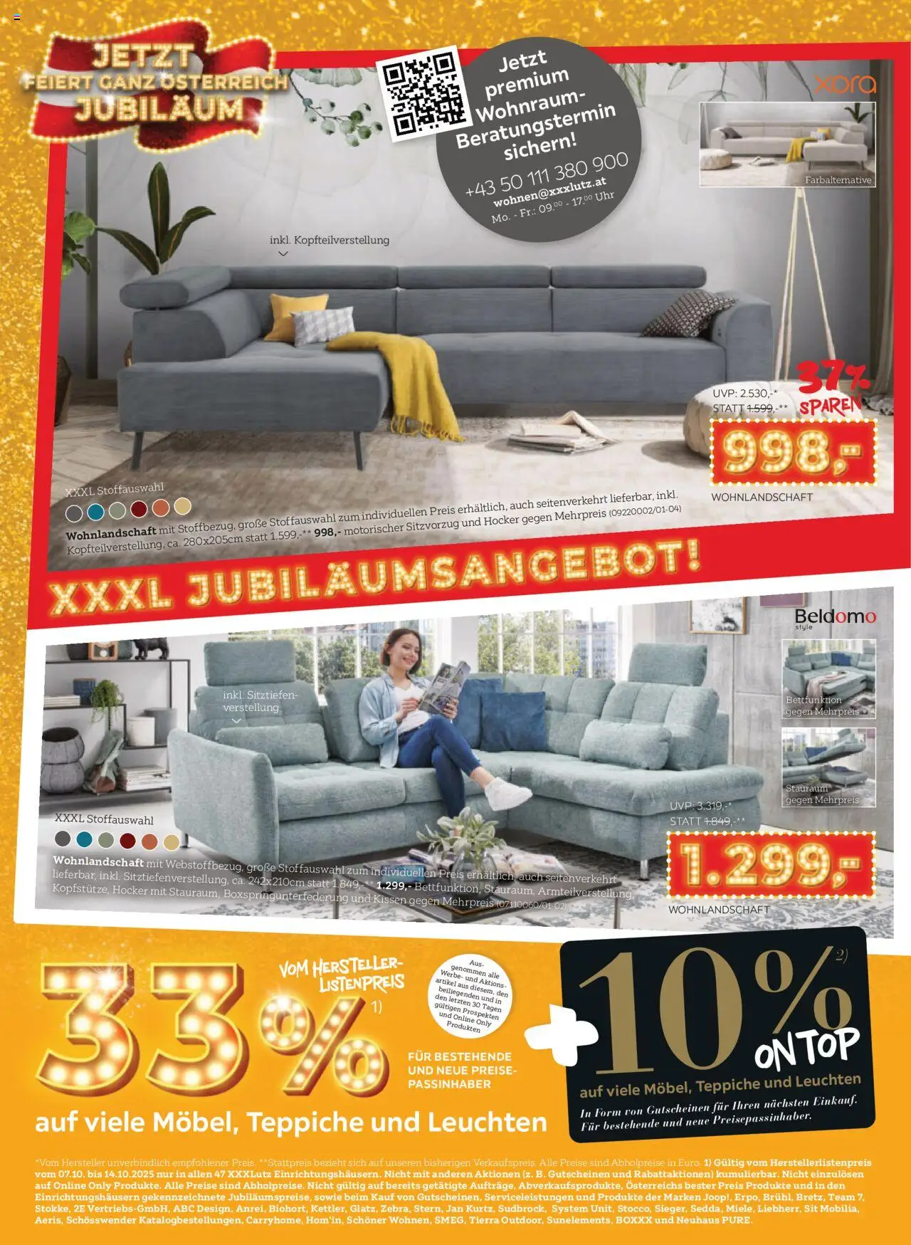 XXXLutz Prospekt aktuell gültig ab 07.10.2025 | Seite: 2 | Produkte: Uhr, Kissen