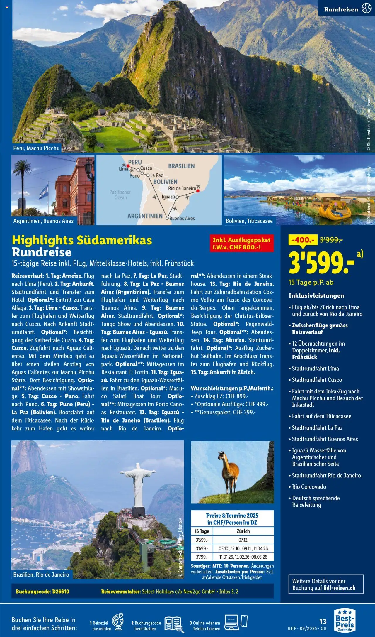 Lidl Aktionen Reisen September ab 30.08.2025 | Seite: 13 | Produkte: Hut, Telefon, Zucker