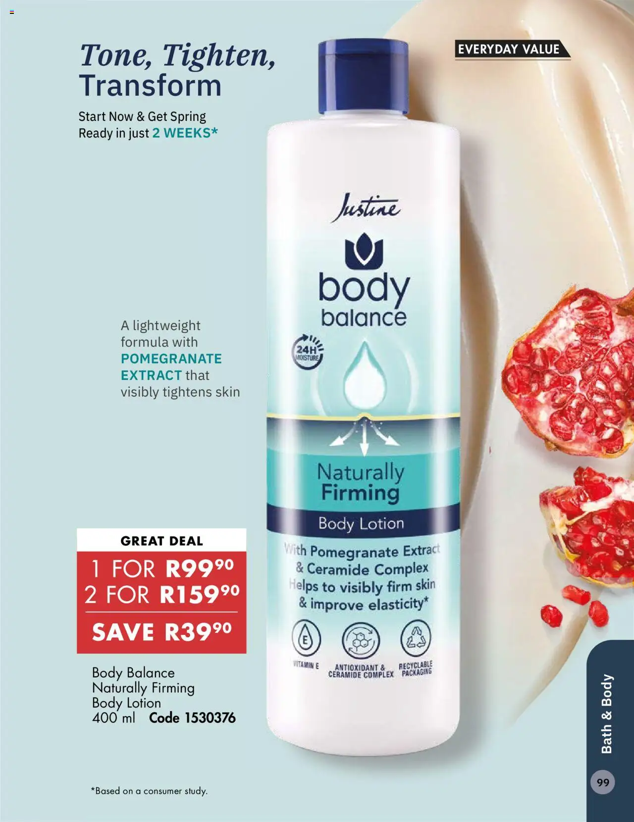 Justine Specials │ valid from 01.08.2025 | Page: 99 | Products: Bath, Lotion