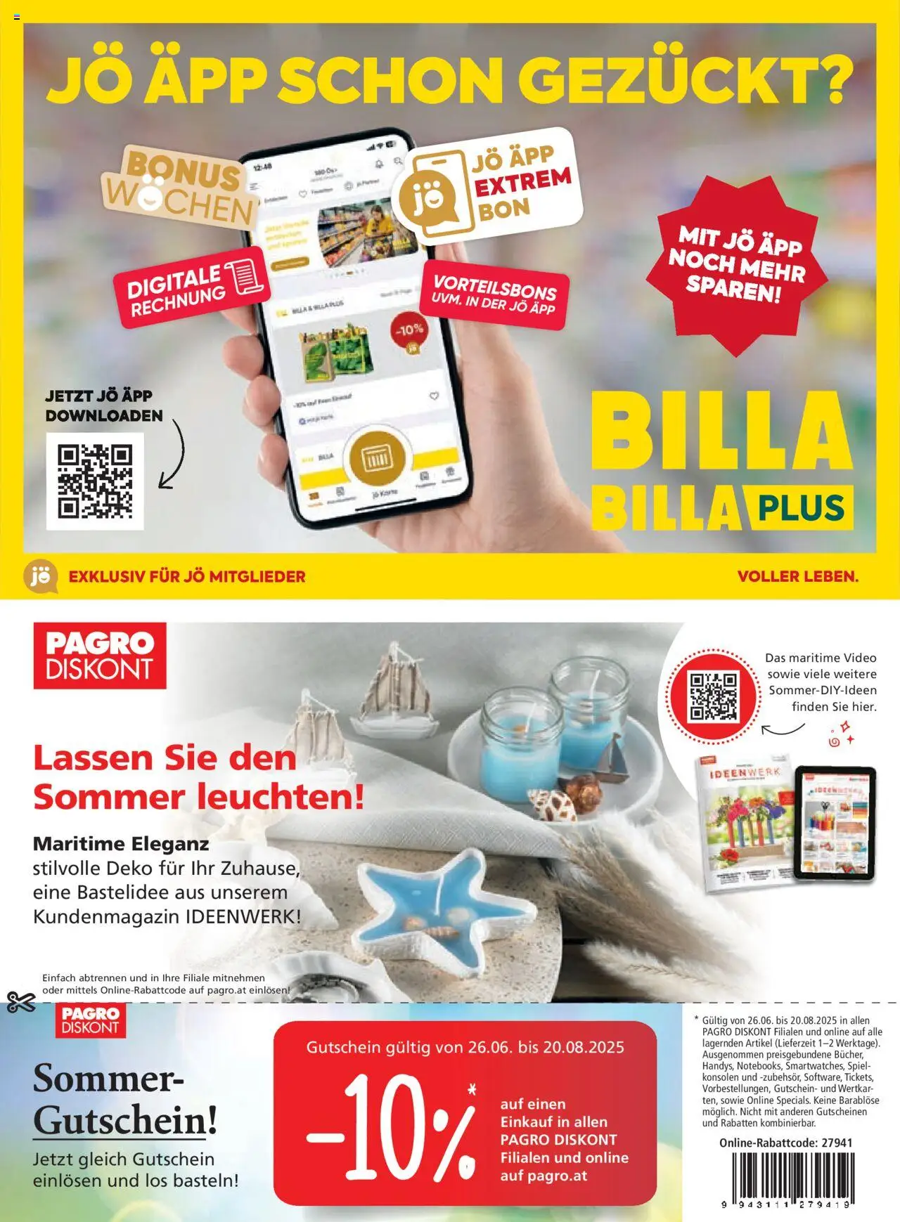 Billa Frisch Gekocht gültig ab 03.07.2025 | Seite: 8 | Produkte: Video, Spiel