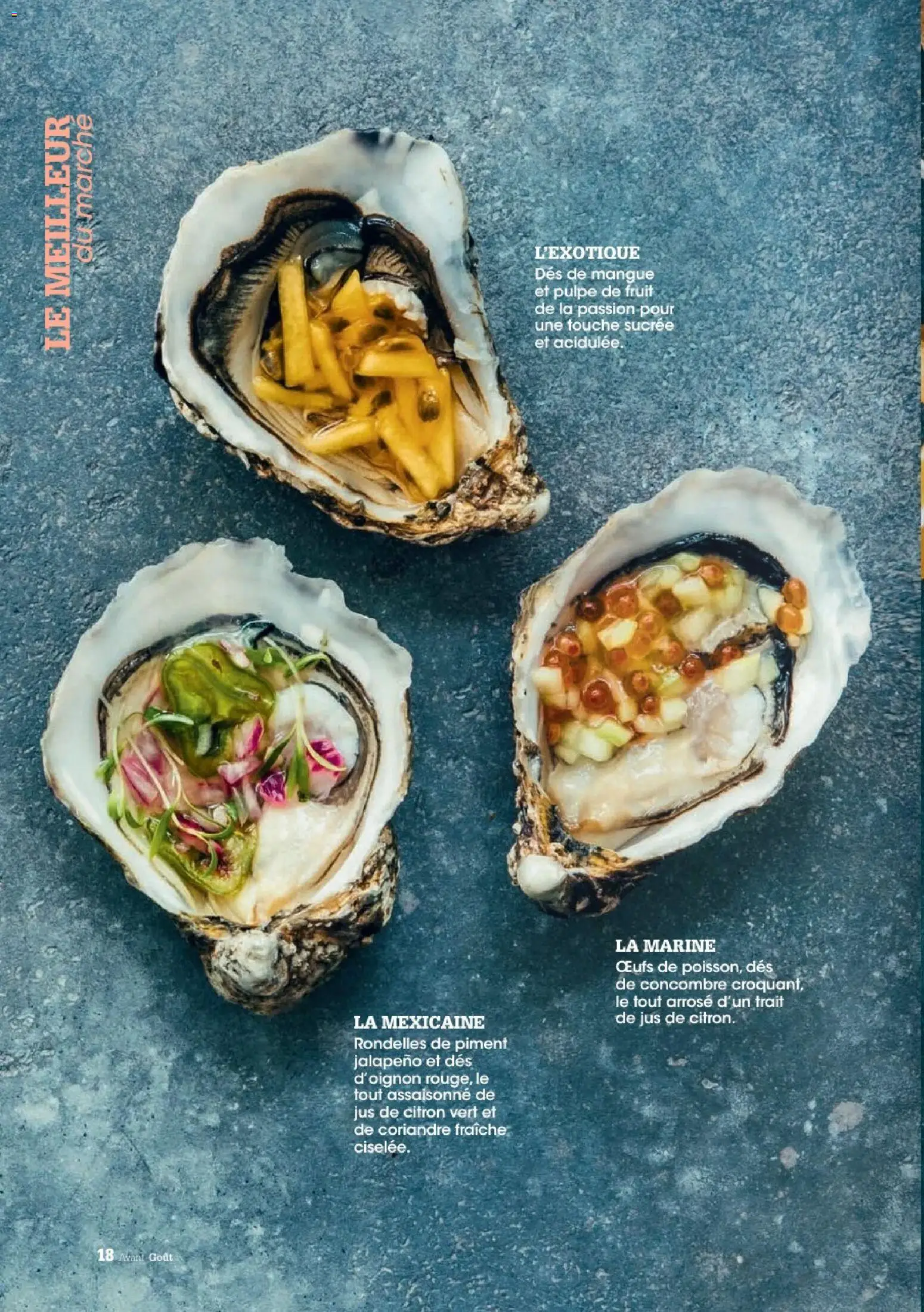 {H1} | Page: 18 | Produits: Citron, Concombre, Coriandre, Piment