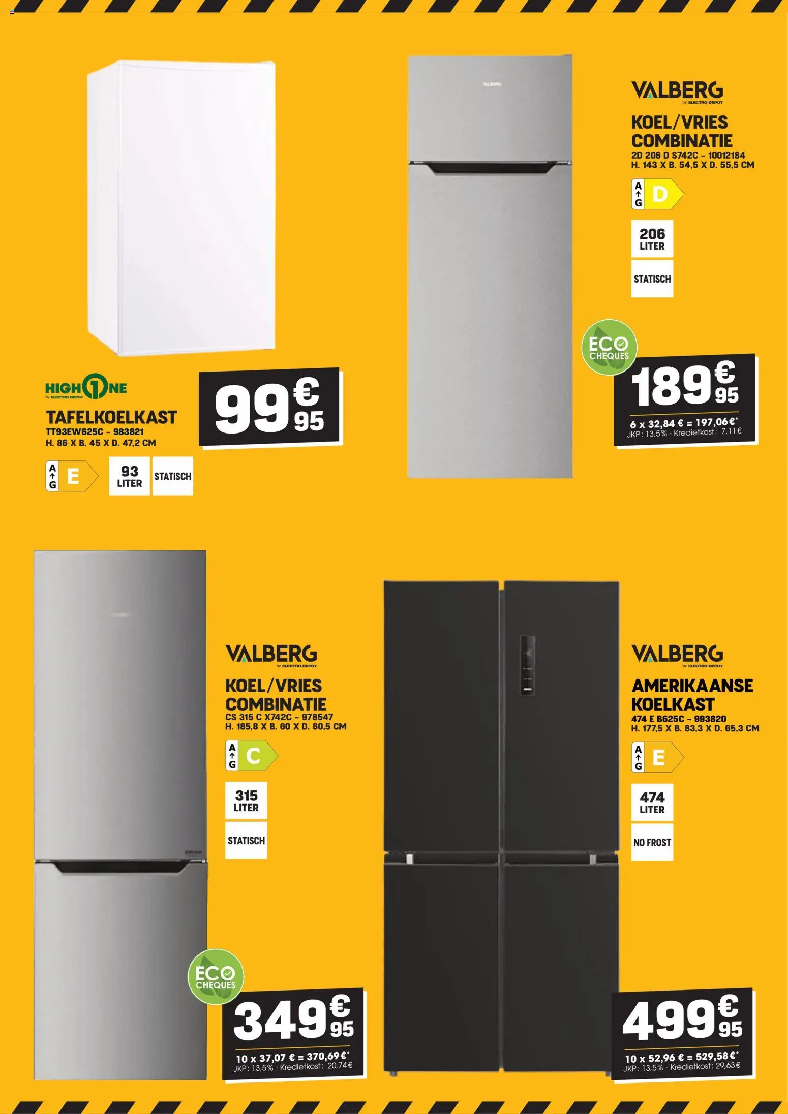 {H1} | Pagina: 11 | Producten: Koelkast