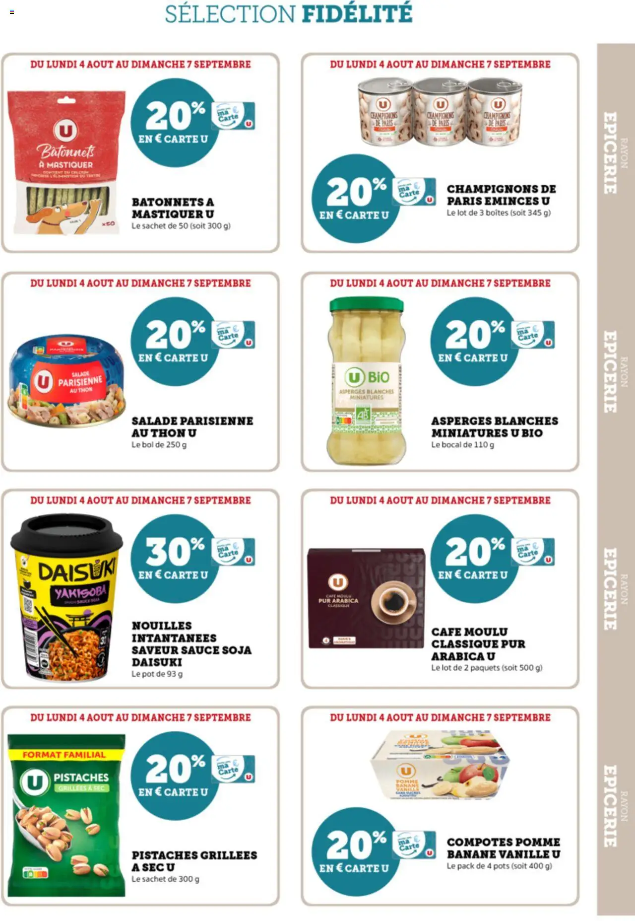 | Page: 21 | Produits: Pistaches, Banane, Café, Nouilles