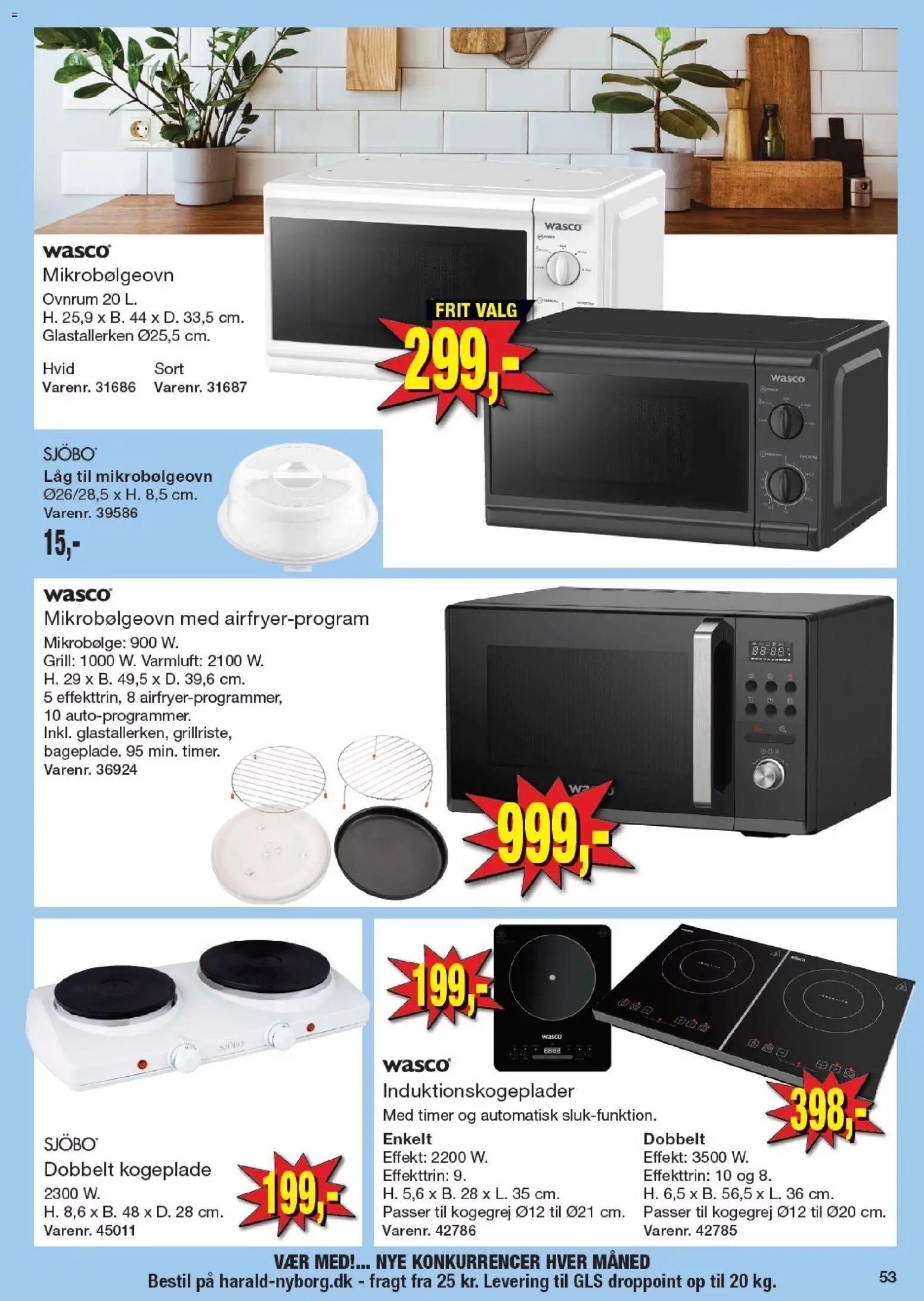 Harald Nyborg tilbudsavis – gyldig fra 26.02.2026 | Side: 57 | Produkter: Mikrobølgeovn, Grill, Kogeplade