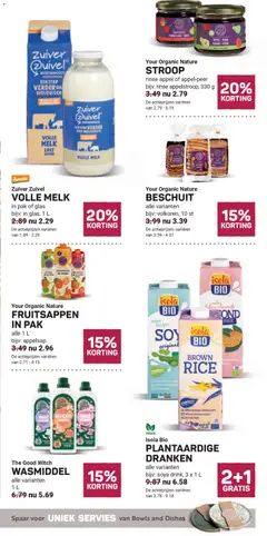 Ekoplaza - Folder week 48 - Voorbeeld van een folder van Ekoplaza, geldig van 26.11.2025 | Pagina: 5 | Producten: Zuivel, Melk, Servies, Volle melk