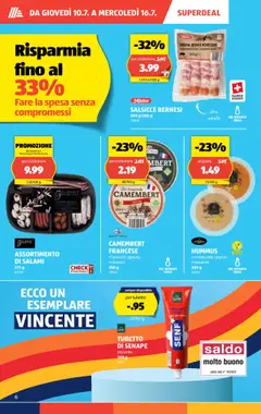 Aldi Sfoglia online il volantino ab 10.07.2025 | Seite: 6 | Produkte: Salami