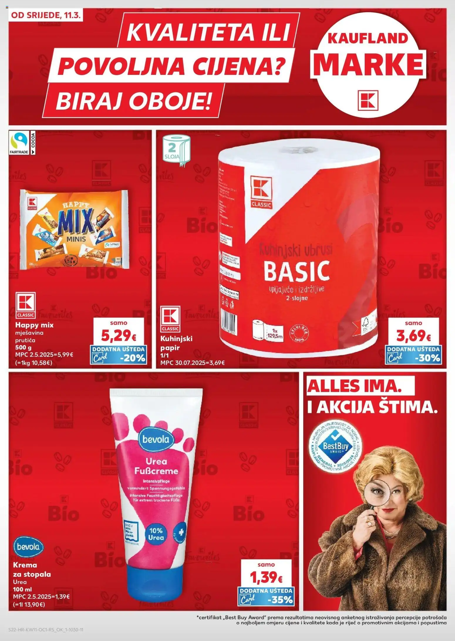 Kaufland katalog | vrijedi od 10.03.2026 | Stranica: 22 | Proizvodi: Krema za stopala, Krema