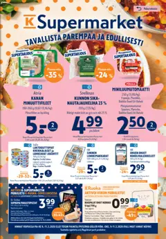 K-Supermarket-mainoslehti voimassa 09.03.2026 alkaen