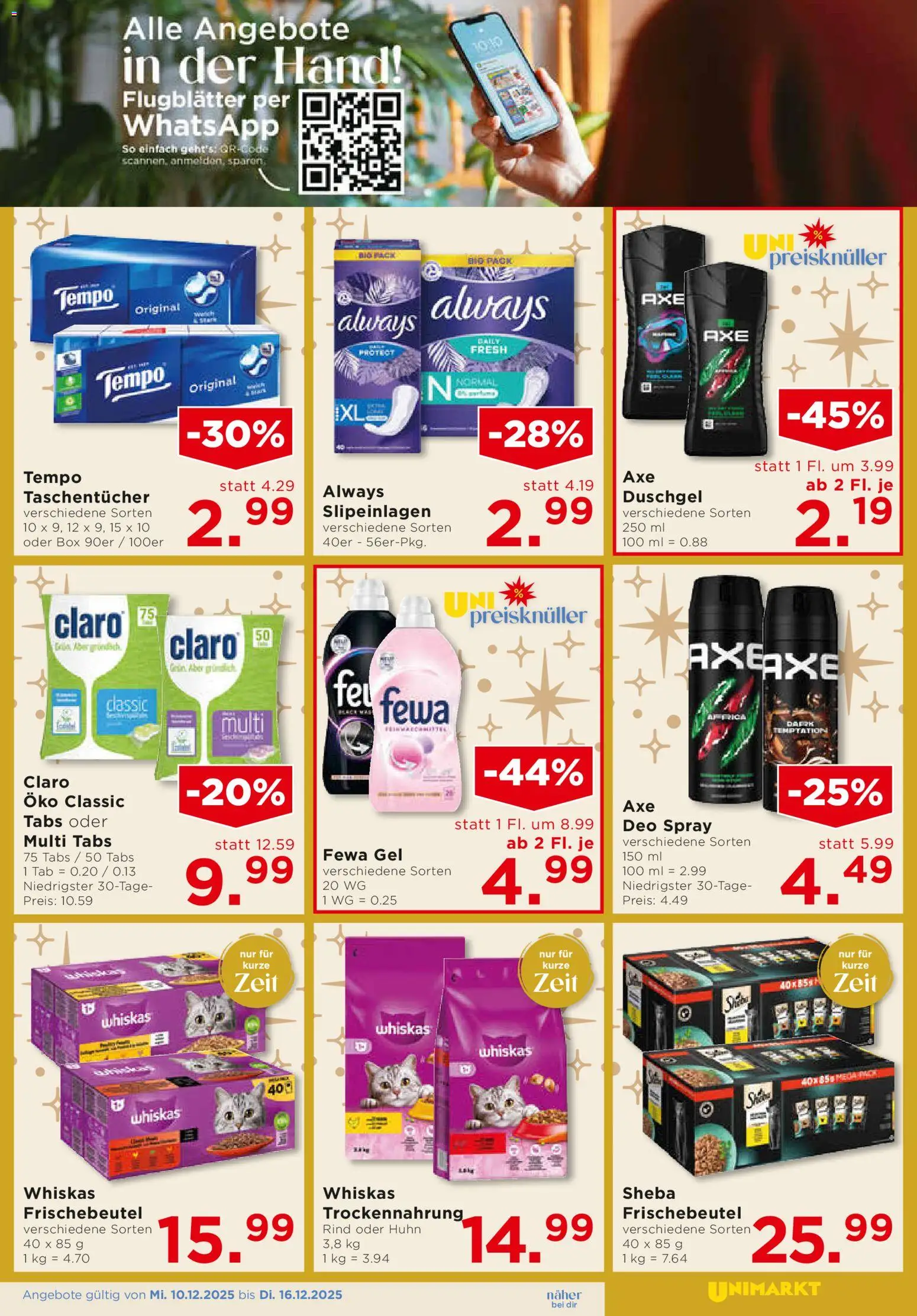 Unimarkt Flugblatt gültig ab 10.12.2025 | Seite: 15 | Produkte: Box, Duschgel