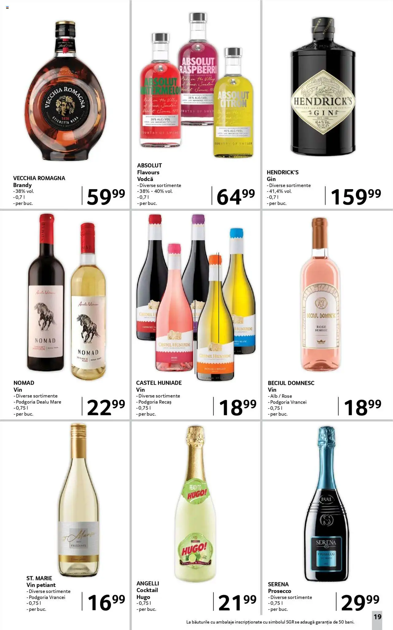 Catalog Selgros - Food – valabil de la 08.08.2025 | Pagină: 19 | Produse: Su ısıtıcı, Prosecco, Vin, Cocktail