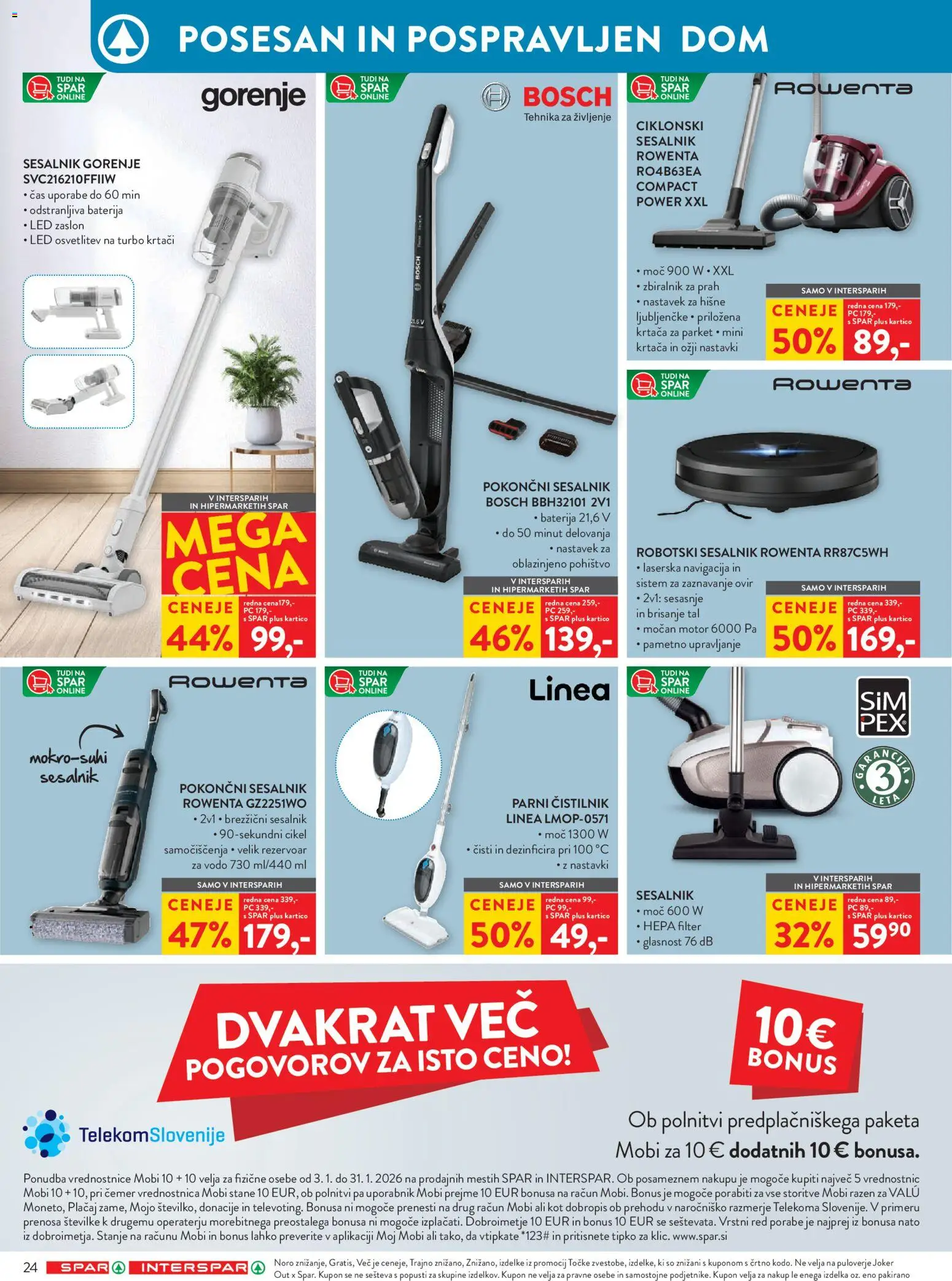 Novi Spar katalog ponudbe – veljaven od 07.01.2026 | Stran: 29 | Izdelki: Baterija, Pohištvo, Navigacija, Krtaca